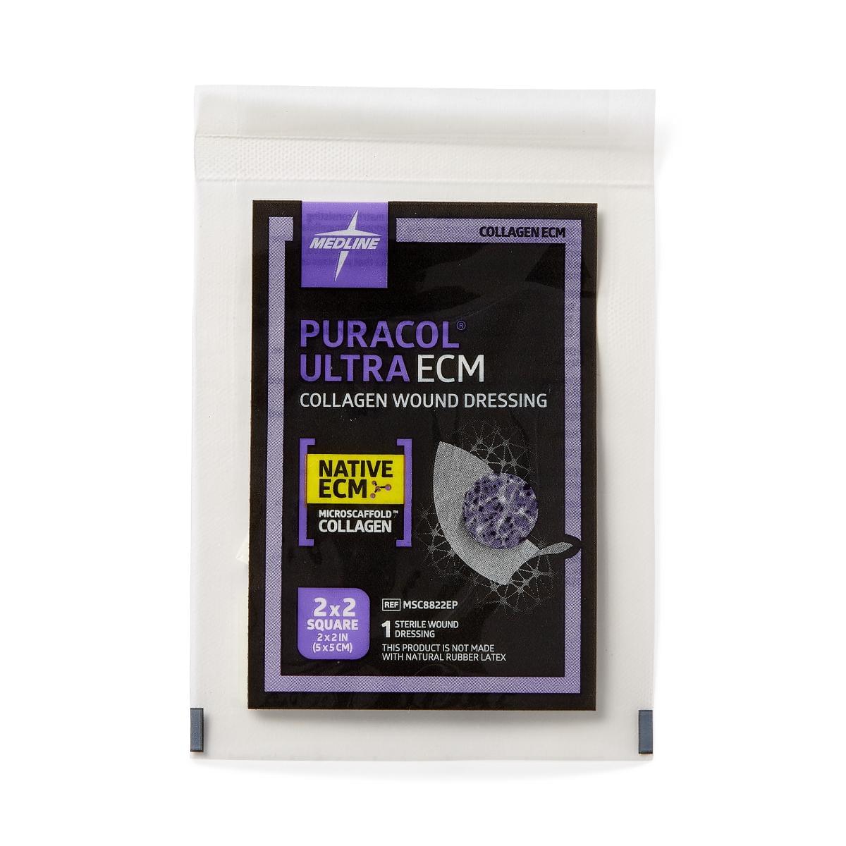 DRESSING, COLLAGEN: PURACOL ULTRA ECM COLLAGEN WOUND DRESSING IN EDUCATIONAL PACKAGING, 2" X 2"
