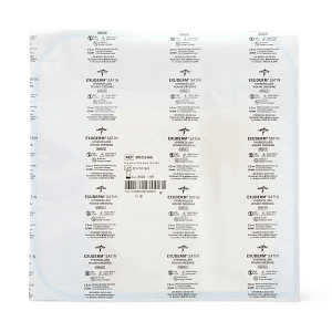 DRESSINGS, HYDROCOLLOID: EXUDERM SATIN HYDROCOLLOID WOUND DRESSING, 6" X 6"