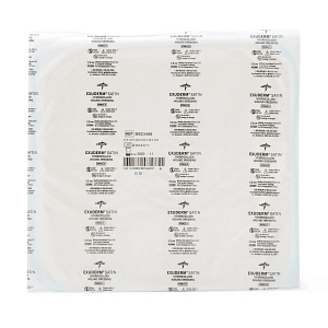 DRESSINGS, HYDROCOLLOID: EXUDERM SATIN HYDROCOLLOID WOUND DRESSING, 8" X 8"